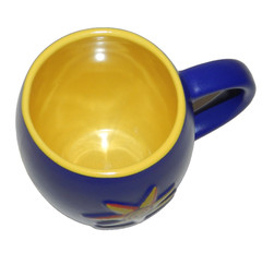 TOBIN-JAMES WINERY, PASO ROBLES, CALIFORNIA, BLUE COLOR CERAMIC COFFEE MUG / CUP