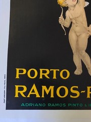 Vintage 1920&rsquo;s French Spirits Poster « Porto Ramos-Pinto » By R. Vincent