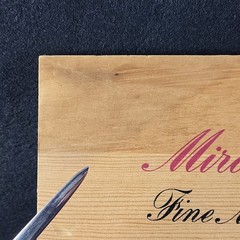 Vintage Mirassou Wine Winery 125th Anniversary 1854-1979 Box Lid Bar Pub Decor