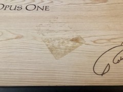 1 Large Opus One 2001 Napa Wood Box Lid Excellent Condition For Collectors