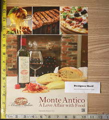 Monte Antico Red Tuscany Wine Love Affair With Food Magazine Print Advertisement