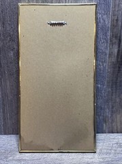 Vintage Martini & Rossi Asti Spumante Sparkling Wine Brass Framed Mirror 1982