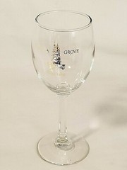 Sequoia Grove Winery – Napa Valley California – Wine Glass Gold Artwork: 7&Prime; Tall