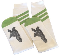 The Original Bartles & Jamyes Premium Wine Cooler Co Advertisement Socks NEW