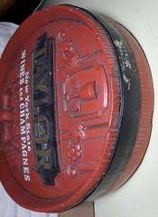 Vintage TAYLOR New York State Wines and Champagnes 3D Tavern Sign