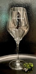 CHANDON Napa Valley House Wine Glass Crystal 8 3/4” ~ PRISTINE!