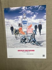 Swedish House Mafia Band For Absolut Vodka Greyhound 2012 Print Advertisement