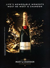 MOET & CHANDON CHAMPAGNE AD #15 RARE 2018 OUT OF PRINT