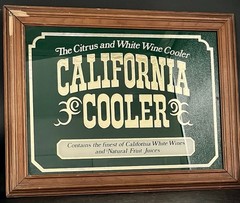 Vintage California Cooler Wine Bar Sign 19&Prime; x 15&Prime;