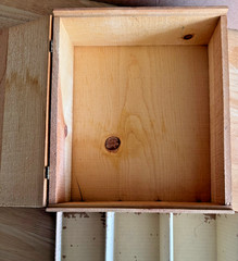 Vintage Inglenook 1979 Wooden Organizer Box Centennial Wine Crate Style Display