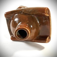 VTG Casa Vinicolo Bardi Ubaldo Monk 1761 Red Wine Decanter Ceramic Italy 1961 EC