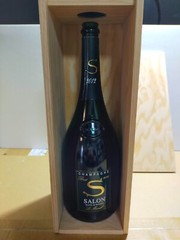 Magnum 1.5 L Size SALON 2012 (empty) Glass Bottle With Wood Box Champagne