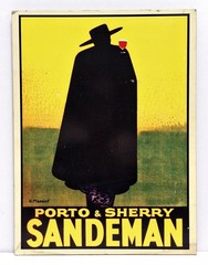 Sandeman Porto & Sherry Vintage Advertisement Poster – Gerges Massiot