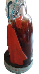 1955 GLASS MATADOR BOTTLE BULLFIGHTER DECANTER DALMAU HERMANOS TARRAGONA SPAIN