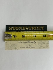 Vintage Stonestreet Sonoma County Wine Label 1990 Chardonnay