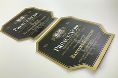 Lot of 2 Vintage Wine Label 1979 Prince Noir Barton & Guestier France CC936