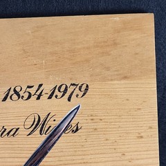 Vintage Mirassou Wine Winery 125th Anniversary 1854-1979 Box Lid Bar Pub Decor