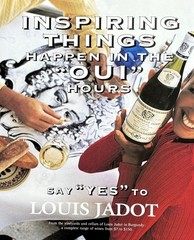 1997 LOUIS JADOT Wine Say Yes to LG Inspiring Things Happen PRINT AD
