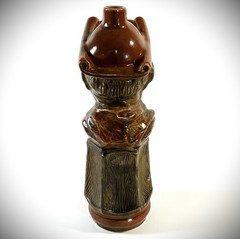 VTG Casa Vinicolo Bardi Ubaldo Monk 1761 Red Wine Decanter Ceramic Italy 1961 EC