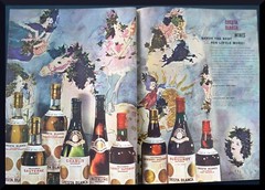 1942 Vintage PRINT AD Cresta Blanca Wines Art by Marcel Vertes RARE