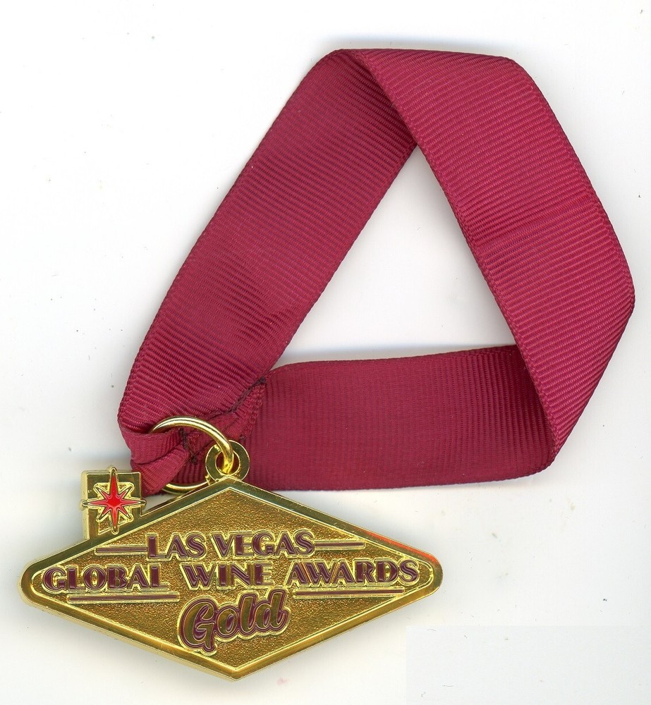Las Vegas Global Wine Awards Gold Winner Bottle Necker / Charm / Pendant