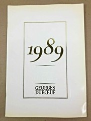 1989 Original Georges Duboeuf Beaujolais Maconnais Full Color Booklet Winery