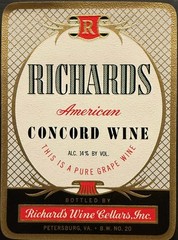 Vintage Lot of Ten (10)+Two (2) for a total of 12 American Companies Wine Labels