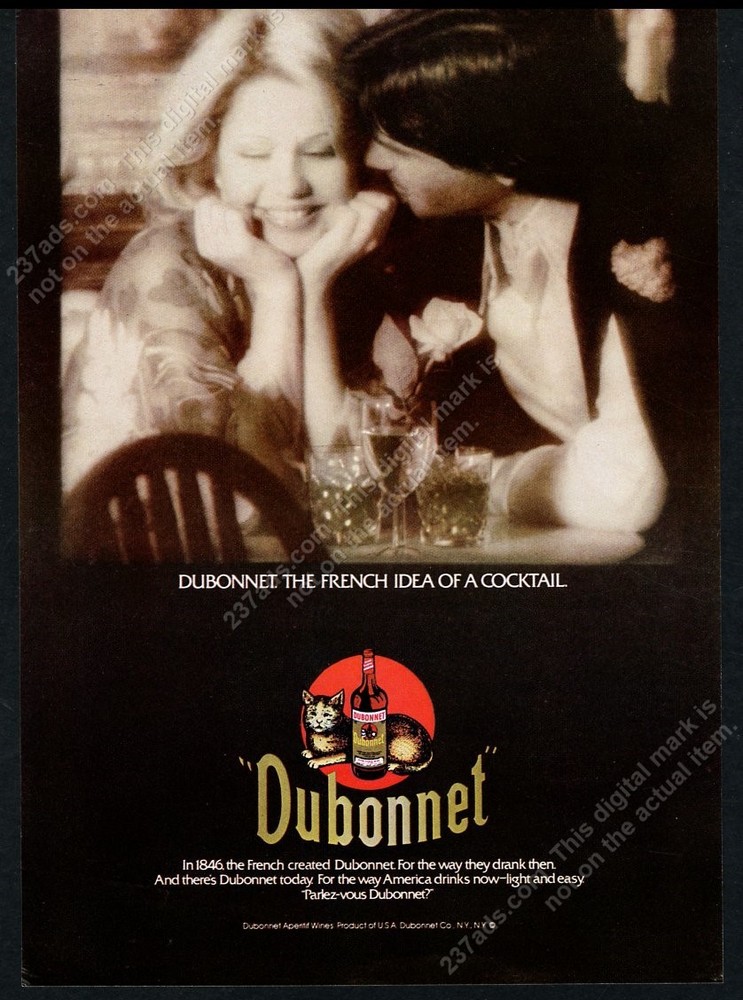 1978 Pia Zadora photo Dubonnet aperitif wine vintage print ad
