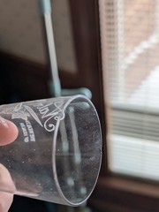 Naboth Vineyards Brocton NY New York Etched Small Glass Cup Grape Wine
