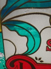 Ballatore Spumante California Sparkling Wine Stained Glass Sign