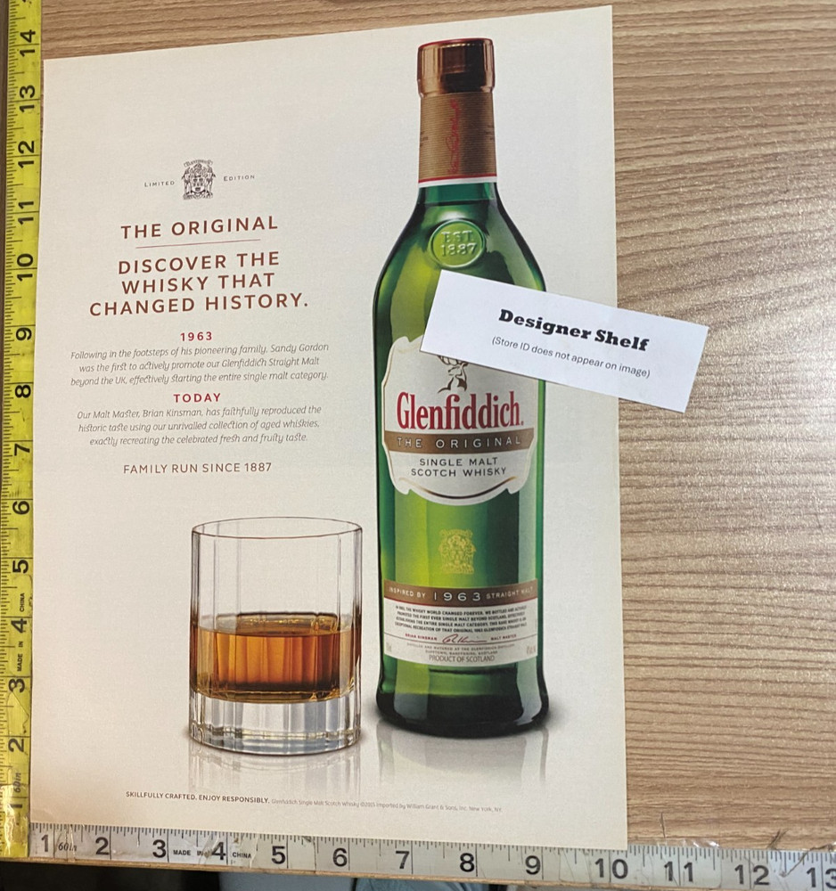 Glenfiddich Single Malt Scotch Change History 2015 Print Advertisement