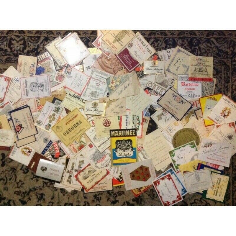 COLLECTING LOT GORGEOUS 233 PERFECT WINE LABELS REALLY WINE STICKERS