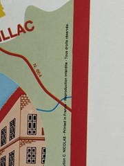 Vintage French Wine Poster Sud-Ouest France Vineyards SOPEXA 1970s Map