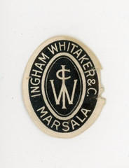 1930s Ingham Whitaker & Co Marsala Wine Label Set of 2 #DL