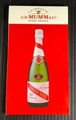 G.H. Mumm Cordon Rouge Champagne Notepad Nava Milano Designed – New / Rare