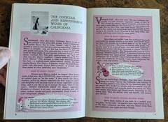 Vintage 1958 A Guide To Wines California Wine Land of America Booklet Recipes