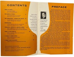 MCM WINE ADVISORY BOARD CHRISTIAN BROTHERS BOOKLETS COOKING TASTING ENTERTAINING