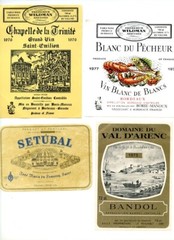163 Wine Liquor Bottle Labels VINTAGE – Not all are shown