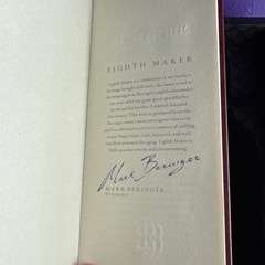 Mark Beringer Eight Maker Cabernet Sauvignon Black Case Wine Journal Display