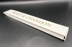 Moet & Chandon Champagne Sensu Folding Hand Fan – Bamboo,Paper, Grosgrain Ribbon