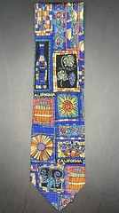 Tessera Winery California Mosaic Tile Design 100% Silk Necktie – New