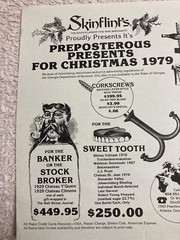 Vintage Wine Ad Merchant Christmas Sale Flyer High End Bottle Shop Atlanta 1979