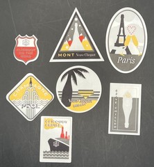 Veuve Clicquot Champagne Journey Ice Bucket Stickers – Pack of Seven 7