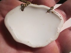 4 PORCELAIN HAND PAINTED LIQUOR TAG LABELS SCOTCH GIN BOURBON RYE VTG – TUB SCCC