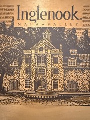 Vintage Inglenook Napa Valley Rustic Wood Sign Winery Decor Ruszel Benicia CA