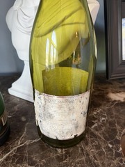 HUGE 1 SIGNED Vincent Arroyo Petit Sirha 18” Empty Display Napa Wine Bottle