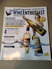Wine Enthusiast Magazine July 2011 Issue – Great Whites of Summer 16 Wine Advent