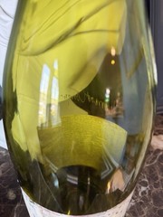 HUGE 1 SIGNED Vincent Arroyo Petit Sirha 18” Empty Display Napa Wine Bottle