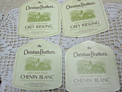 Vtg. Lot of (17) CHRISTIAN BROTHERS WINERY, California, Wine Labels