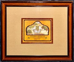 Framed Lithograph Print “Pinot Bianco Vigna Capretti Trentino-Alto…” 19.5×22.5